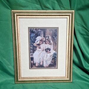 Sandra Kuck GODS LITTLE WONDERS Print with Gold Frame Approx 10x12"